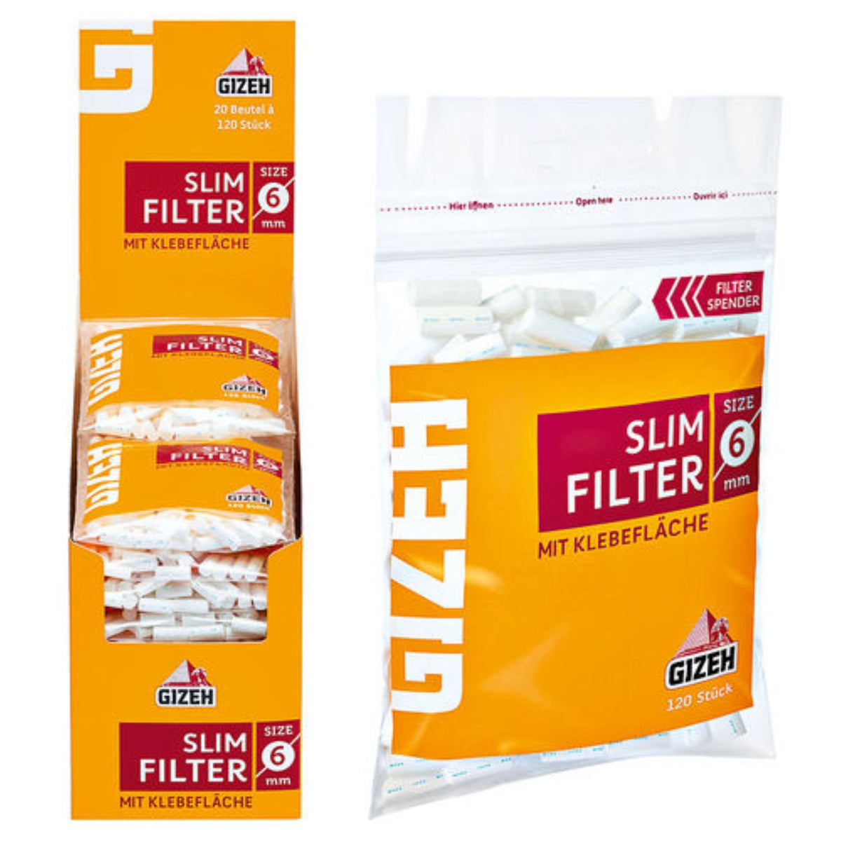Gizeh Slim Filter 6mm