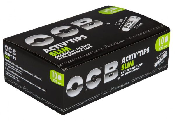 OCB Aktivkohlefilter 7mm 50er