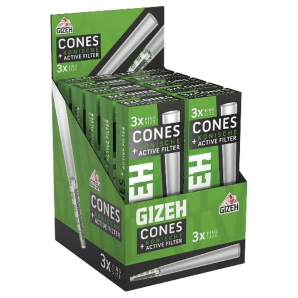 Gizeh Cones mit Aktivkohlefilter